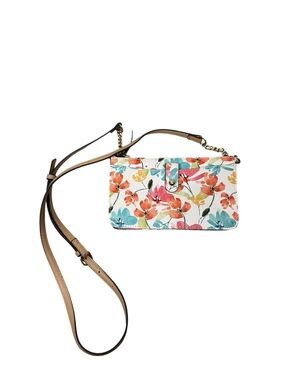 Nanette Lepore Floral Crossbody Wallet bag with adjustable Strap